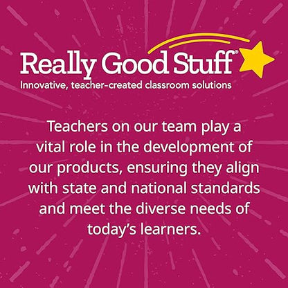 Really Good Stuff Tactile Breathing Star Cards - 6 Pack - Social Emotional Learning Sensory Tool - Calming Fidget - Promotes Relaxation & Helpful Breathing Techniques - style: Tactile Breathing Star