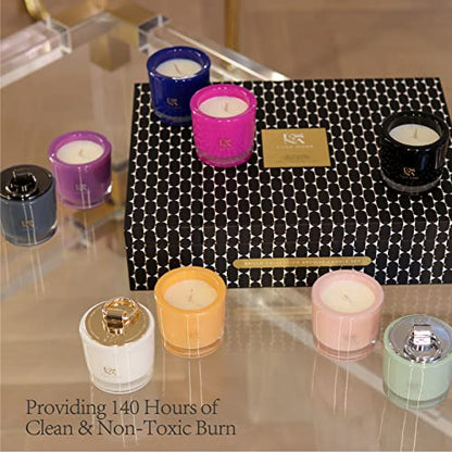 Luxury Aromatherapy Scented Candle Gift Set 9 Votive Candle Archive Set Packed to Perfection in Premium Magnetic Gift Box All Natural Essential Oil 140 hrs Clean Burn Holiday Candle Christmas
