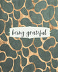Being Grateful: Writing Notebook Journal, College Ruled Notebook, Inspirational Notebook for Journaling, School and Work Notebook, 7.5 x 9.25 Inches
