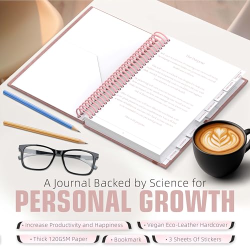 Self Care Journal – Guided Daily Reflection Notebook to Support Mental & Physical Health Habits – Self Love Manifestation & Affirmations Planner - Personal Growth Goals Happiness 2026