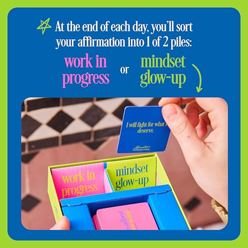Affirmations You Deserve to Hear by Relatable – Graduation Gifts, Bold Daily Affirmation Cards for Women, Perfect Self Care Gifts, Birthday Gifts,& Motivational Cards for Friends – 100 Cards