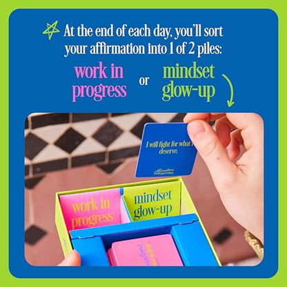 Affirmations You Deserve to Hear by Relatable – Graduation Gifts, Bold Daily Affirmation Cards for Women, Perfect Self Care Gifts, Birthday Gifts,& Motivational Cards for Friends – 100 Cards