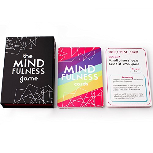 Mindfulness Cards - Conversation Cards for Kids and Therapy Games for Teens, Kids and Adults. Mindfulness Game for Better Communication and Social Skills - Great Teacher Gifts or Homeschool Essentials