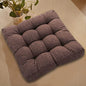 kingsea Floor Pillow Cushion,Square Cotton Linen Floor Cushion 21" x 21" Chair Pad Cushions Meditation Pillow,for Balcony Bedroom Tatami Living Room Sofa Balcony Outdoor (Coffee)