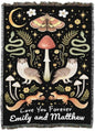 Pure Country Weavers Forest Friends Blanket - Personalized - Custom Gift Tapestry Throw Woven from Cotton - Made in The USA (72x54) - color: Forest Friends Blanket