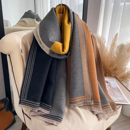 Winter Scarf for Women Dressy Evening Pashmina Shawl Wraps Open Front Poncho Blanket Fashion Travel Shawls Cape Wrap