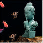 livelyfish Meditating Buddha Statue Zen Garden Statues Sandstone Thinker Buddha Sculpture Figurine for Fish Tank Aquarium Home Decorations, Gift (D) - size: D