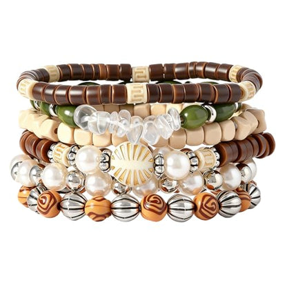 Gothic Bracelet Adjustable Punk Braided Leather Multilayer Grunge Set Bracelets Emo Metal Cuff Wrap Bangles Meaningful Gift - color: J-BZ-75