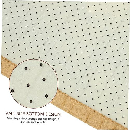Healifty Bamboo Woven Tatami Mat 50x150CM Portable Meditation Cushion Breathable Floor Pad for Yoga Home Use and Sleeping