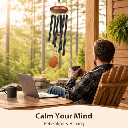Winzwon Wind Chimes for Outside House Warming Gifts for Women, New Home Gift Men, Outdoor Gifts for Neighbor Hotness Parents Garden Aluminum Hanging Metal Windchimes Outdoors for Patio Porch Yard