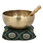 Royal Kurta Buddhist Bowl Music Brass Himalayan Sound Healing Singing Bowl Large for Meditation Long Lasting Great Sound 20.32x9.5 Cm, SINGING-NEW-347