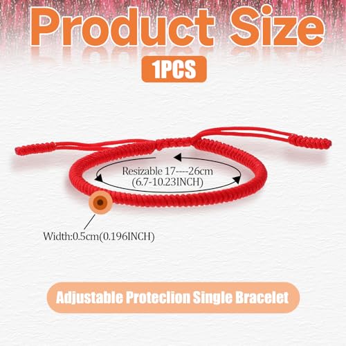 WY LIGHTING LEVEL Handmade Red String Bracelet Authentic Blessed Tibetan Buddhist Monks Bracelet Prayer Protection Good Luck Knot Bracelets Woven Rope