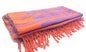 Luxury Ethical Tibetan Yak Wool Shawl Hippy Funky Festival Travel Blanket n370