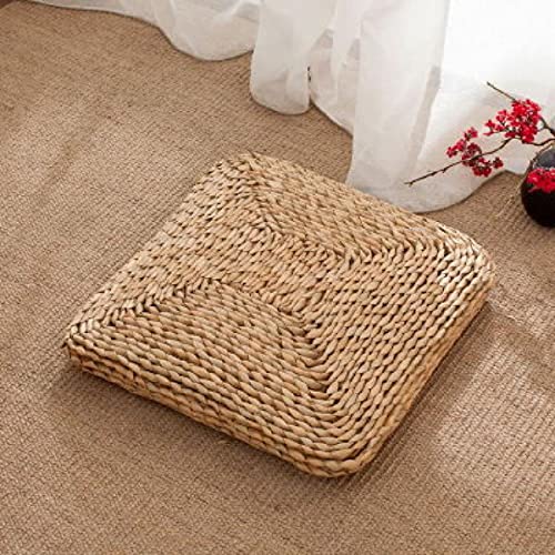 Meditation Cushion Straw zabuton zazen futon zabuton summer use 50 * 1.5cm (Color 02 30 * 6cm)