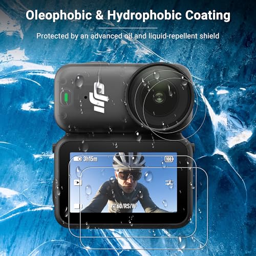 CYNOVA Osmo Nano Carrying Case for DJI Osmo Nano Accessories, Hard Shell Travel Storage Case with DJI Osmo Nano Screen Protector (2 Set)