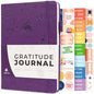 Clever Fox Gratitude Journal – Happiness, Positivity & Affirmation Daily Journal – Inspirational Daily Notebook – 3 Months, A5 (Purple) - color: Purple, size: A5 (5.8″ x 8.3″)
