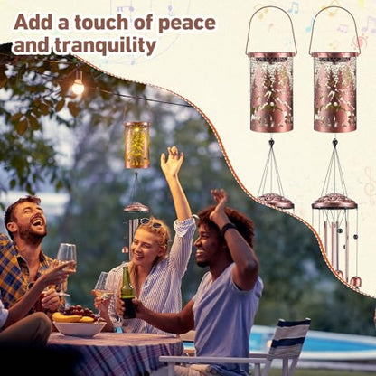 Retisee Bear Design Solar Wind Chimes Outdoor Metal Bear Gifts Solar Light Windchimes Outside Indoors Christmas Decoration Birthday Gift for Home Lawn Porch Patio Garden Yard - style: Bear