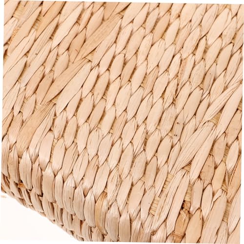 Cabilock Woven Floor Cushion Handmade Straw Meditation Pillow for Living Bedroom Yoga and Comfortable Floor Seat Mat Present for Home Decor