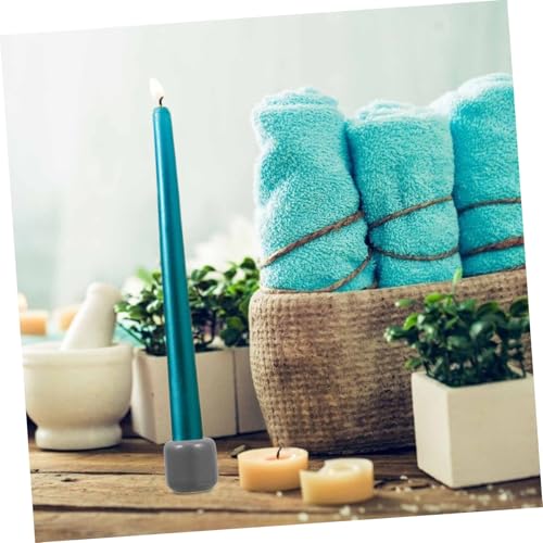 5pcs Round Ceramic Chime Candle Holder Ritual Candles Centerpiece Photo Props