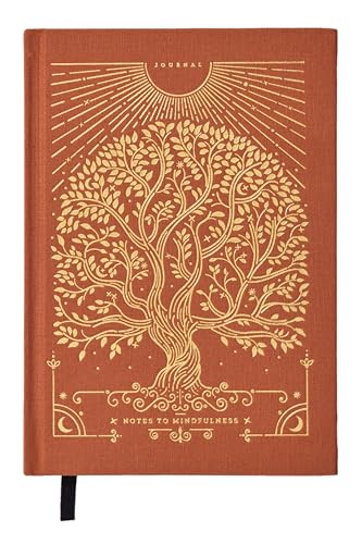 Intelligent Change Notes to Mindfulness Daily Journal for Women With Prompts to Write In, Illustrated Gratitude & Positivity, Undated Guided, Hardbound Wellness - Chelsea Kauai (Sunset Orange) - color: Sunset Orange