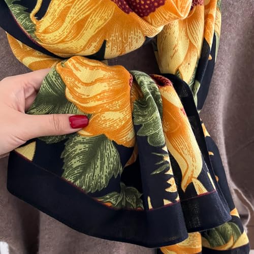 Women Scarf Neck Scarves Headscarf Fashion Scarves Long Lightweight Shawls for Women BA23 - color: Ba235