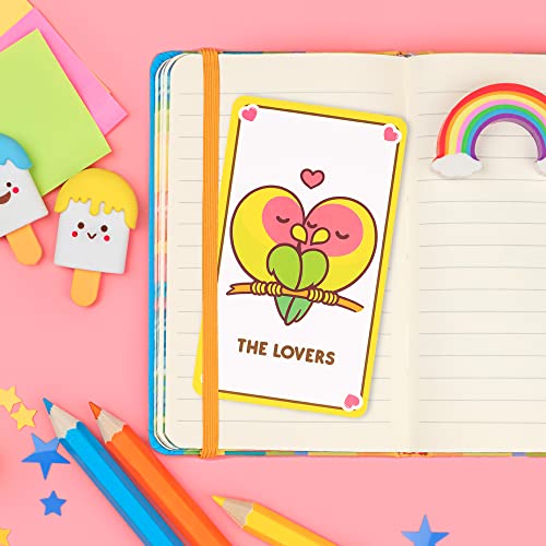 Cute Kawaii Tarot Cards for Beginners - Anime Magic Oracle Deck for Teens - color: Anime