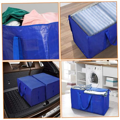NOLITOY Blanket Storage Bag Bedding Organizer for Clothes Comforters and Travel Design Handles for and Storage