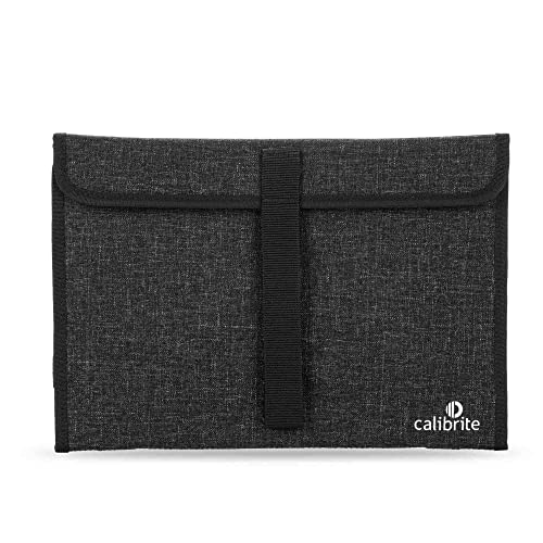 Calibrite ColorChecker Carry Case for 2 Standard Targets, Rugged Storage Folio for 8" x 11.5" Charts, Self Standing or Flat Use with Hanging Strap for Stands and Tripods (CCFOLIO811)