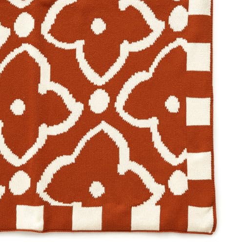 Vera Bradley Women's Cotton Double Knit Throw Blanket - color: Moorish Potter's Clay