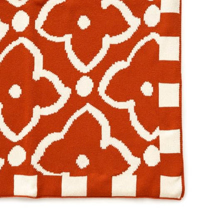 Vera Bradley Women's Cotton Double Knit Throw Blanket - color: Moorish Potter's Clay