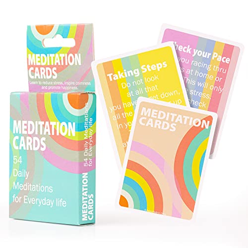 Kalan Self Care Gift Set for Women - Mindfulness Cards, Stress Relief, Meditation, Anxiety Relief, Positive Affirmations & More for Relaxation & Wellness - color: Meditation