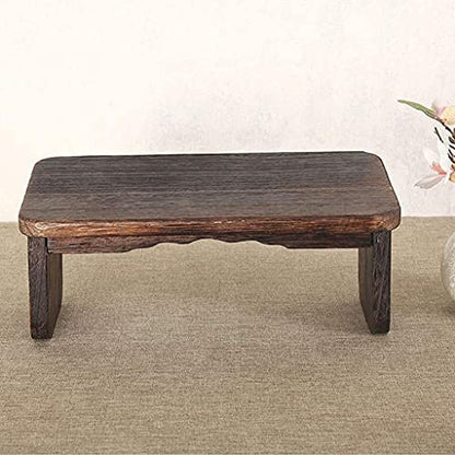 Solid Wood Meditation Bench, Portable Seiza Kneeling Stool, Detachable Legs or Hinged Folding Legs, Original Ergonomic Design - color: A