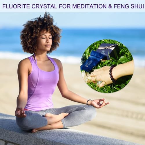 Single-pack of pure gemstone bracelets… - color: Fluorite-10MM