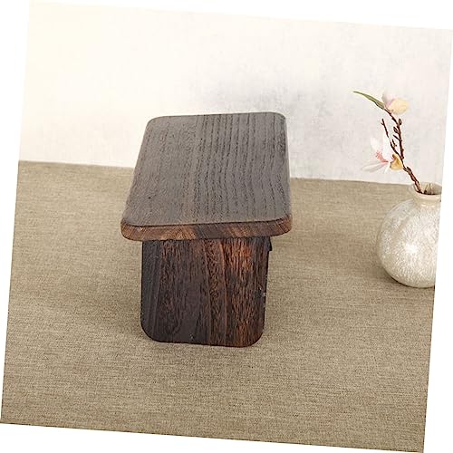 Abaodam Meditation Bench Wooden Stool Non- Portable Folding Zen Stool for Use for Meditation Practices Prayer and Comfortable Seating