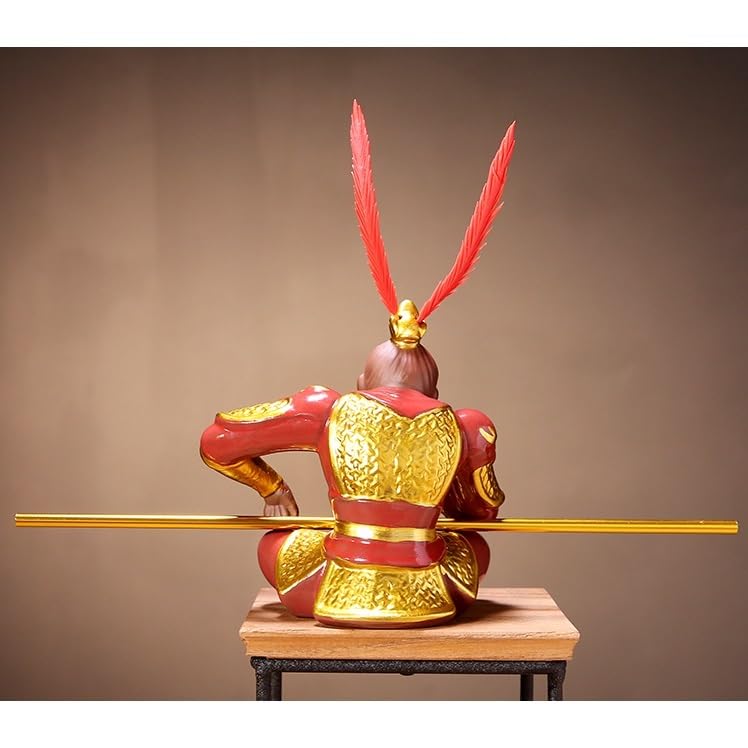 Desktop Decoration Home Decor Chinese Zen Buddhist Statues Creative Porch Living Room Display Stand Mythological Figures Ornaments Zen Coffee Table Decor Desk Accessories