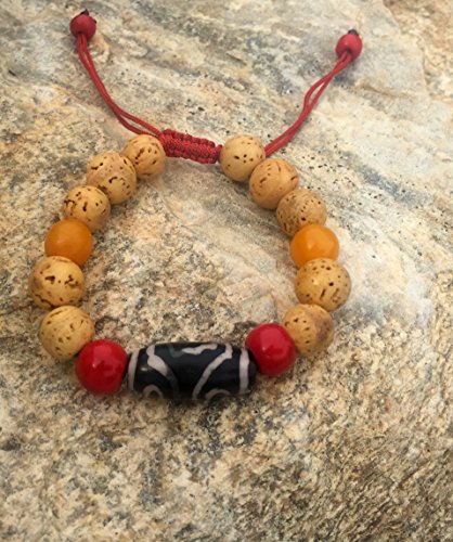 OMA Rudraksha Bracelet Spiritual Healing Stretch Bracelet to Regulate Blood Pressure and Body Fat BRAND - style: Third Eye