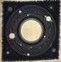 Indian Consigners Altar Cloth Solar System Sun, Star & Moon Universe Premium Witchcraft Alter Tarot Spread Top Cloth Wicca Square Spiritual 18 by 18 Sacred(Solar System) - size: 18" x 18" (Square)