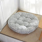SRHWBF Meditation Cushion 23inch Round Floor Pillow Large Floor Cushion Yoga Cushion Cotton Linen Cushion for Indoors and Outdoors Terrace