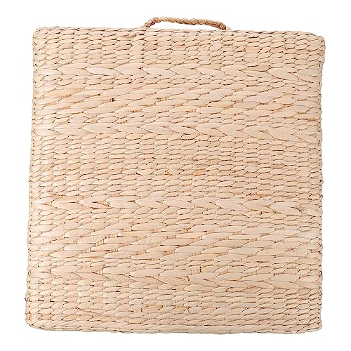 ABOOFAN Thick Straw Woven Mat Eco-Friendly Yoga Meditation Pad Floor Pillow Funny Welcome Mat