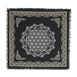 Indian Consigners Altar Cloth Flower of Life Witchcraft Altars Tarot Spread Wiccan Spiritual sacred cloth (Flower of Life) - color: Flower of Life Gold Silver