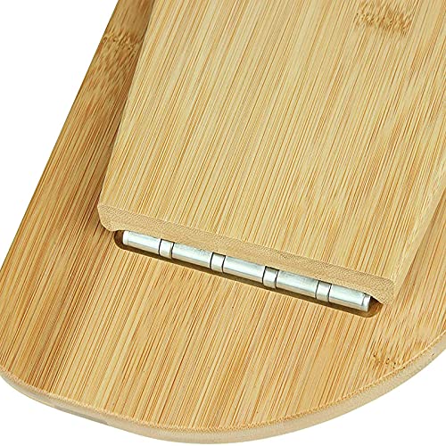 Portable Meditation Bench, Finished Bamboo, Folding Legs and Low Seat, Meditation Stool - for Meditation, Seminars, or TV Watching