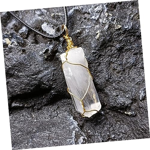 COLLBATH 1Set Delicate Healing Crystal Chakra Pendant Present Box Portable Meditation Stones for Yoga Decoration Personal Present for Meditation Enthusiasts