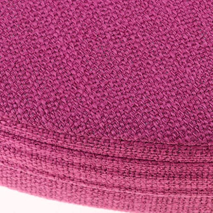 6cm Portable Round Yoga Meditation Cushion - Weight Breathable Linen, Perfect for Home and Outdoor Exercise - Rose