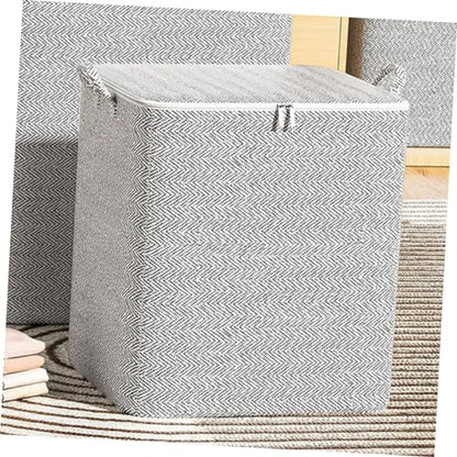 LABRIMP Clothes Storage Bag for Bedding and Quilts Large Capacity Household Organizer for Comforters Blankets and Clothes Non-woven for Moving and Travel