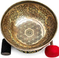 9.5" Master Healing Grade For Sound Bath Chakra 7 Metal Meditation Yoga Bowl