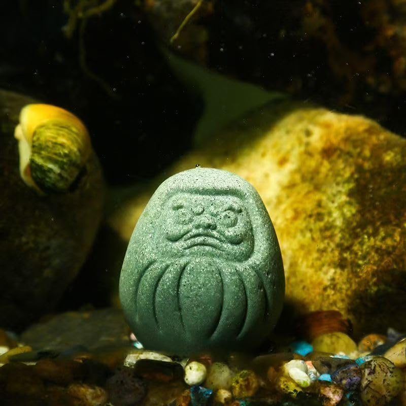 Aquarium Buddha Statue Japanese Fish Tank Stone Statues Bonsai Figurines Zen Garden Feng Shui Praying Decoration
