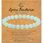 MAIBAOTA Healing Crystal Bracelet for Women Men, 8/4 mm Natural Stone Beaded Bracelets, Jewelry Birthday Gifts, Round Gemstones Stretch Bracelets - color: Green-Aventurine, size: 8 mm