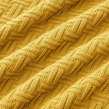 TREELY 100% Cotton Knitted Throw Blanket Couch Cover Blanket(50 x 60 Inches, Gold Yellow) - color: Gold Yellow, size: Throw (50 in x 60 in)
