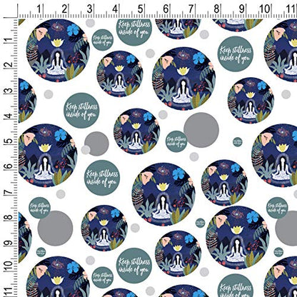 GRAPHICS & MORE Keep Stillness Inside of You Meditation Yoga Gift Wrap Wrapping Paper Roll