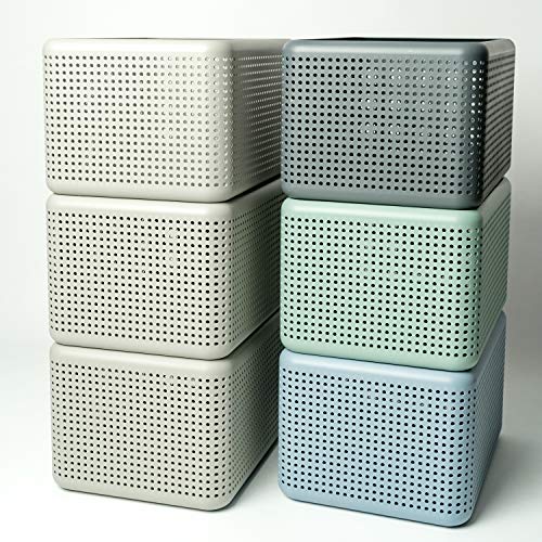 Rotho Storage Box Without lid 13 l, Plastic (PP) BPA-free, Anthracite, 13l (32,6 x 23,8 x 18,8 cm) - color: Anthracite
